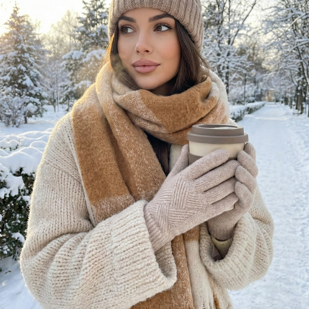 Winterkaschmirhandschuhe